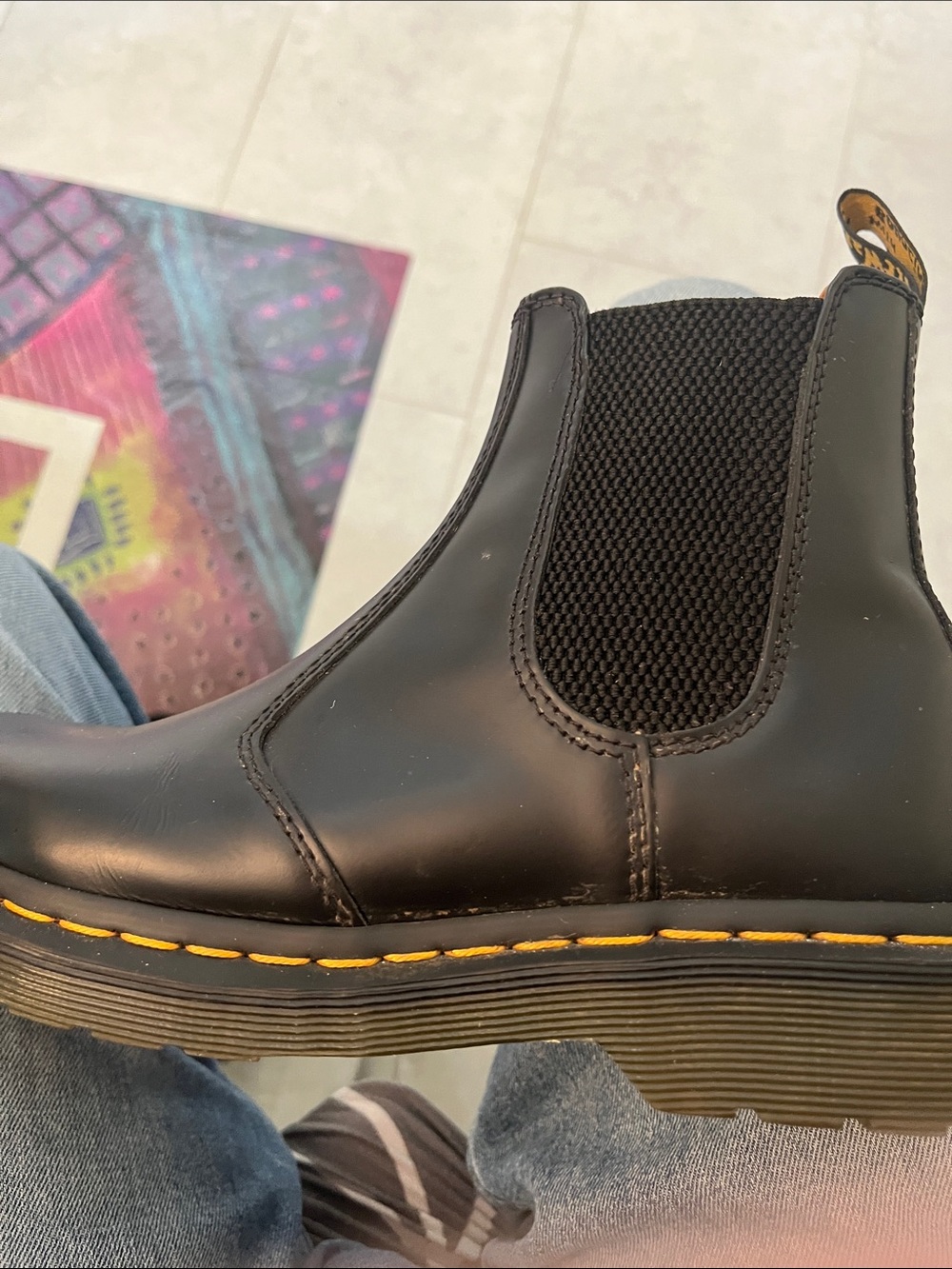 Dr. Martens Airwair 2976W. Women’s size 8. Black smooth leather. Barely worn.